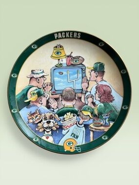 Danbury Mint Collector's Plate from “The Ultimate Packers Fan" Collection